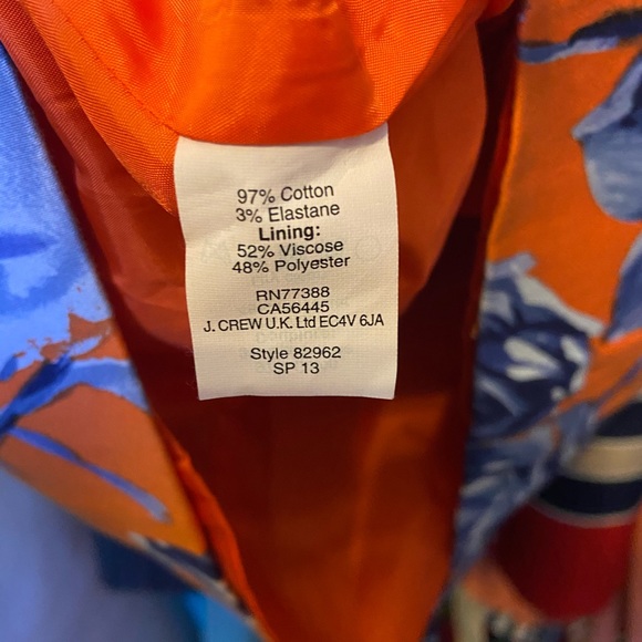 J.Crew Collection Floral Dress Size 10 - Picture 13 of 14